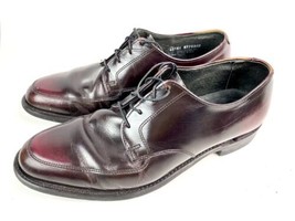 VTG Stuart McGuire Spring Step Oxblood Oxford Dress Shoes 9.5 D Goodyear Soles - £18.75 GBP