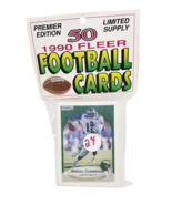 Fleer 1990 Football Premier Edition Jumbo Pack Cunningham/Hoage Jumbo Pack - $9.89