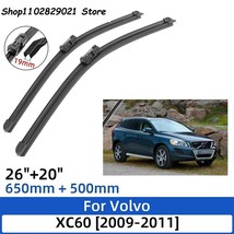 2PCS For  XC60 2009-2011 26&quot;+20&quot;Front Rear Wiper Blades Windshield Windscreen Wi - £149.52 GBP