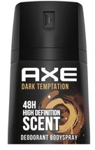 Axe Deodorant Body Spray, Dark Temptation, 4 Oz. - £7.02 GBP