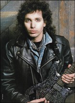 Joe Satriani with his Signature Ibanez JS Series guitar 1986 pin-up phot... - £3.38 GBP