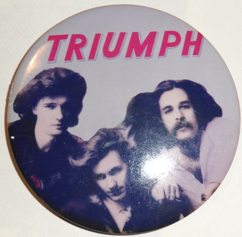 Triumph 1979 Ticket Stub Tower Theatre Philadephia + 2 1/2 Inc Metal But... - $19.77