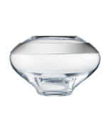 Duo by Georg Jensen Stainless Steel and Mouth Blown Glass Vase Small - New - £92.55 GBP