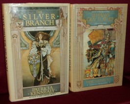 Patricia Kennealy Silver Branch &amp; Hawks Gray Feather 2 First Editions Dj Fantasy - £21.57 GBP