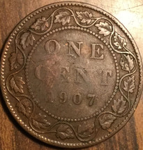 1907 Canada Large Cent Penny Coin - £2.68 GBP