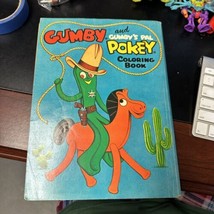 Gumby and Gumby&#39;s Pal Pokey Coloring Book Vintage Whitman - $39.59