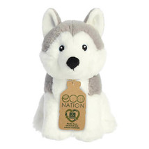 Eco Nation Recycled Filled Dog Plush - Husky Dog - £26.68 GBP