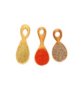 Neem Wood Small Spoon for Tea Sugar Jar and Spice Mini Wooden teaspoons ... - £27.23 GBP