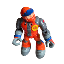 Fisher-Price 2001 Rescue Heroes Snowmobile Driver Action Figure - $12.86