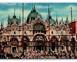 Church of San Marco Venice Italy UNP Unused DB Postcard G18 - $3.51