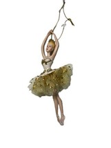 Midwest CBK Gold and Tuller Ballerina  Christmas Ornament Pirouette 6.5 inch nwt - £10.90 GBP