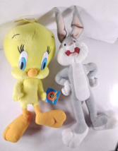 Looney Toons Tweedy Bird &amp; Bugs Bunny Nanco Plush Warner Bros New w/ Tag - £6.79 GBP