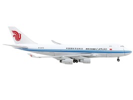 Boeing 747-400F Commercial Aircraft &quot;Air China Cargo&quot; White with Blue Stripes &quot; - £66.98 GBP
