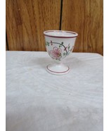 Vintage Painted Ceramic 2 3/8&quot; Egg Cup Portugal - $20.35 CAD