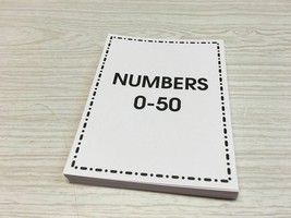 0 - 50 Number Set - Cards For Learning Center Preschool  Kindergarten - £7.02 GBP