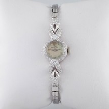 M&amp;w Ullman Platinum Hand-Winding Women&#39;s Dress Watch w/ Diamonds - £3,682.30 GBP