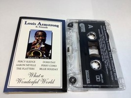Louis Armstrong &amp; Friends Audio Cassette Tape What A Wonderful World EMP4-4021 - £6.42 GBP