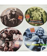 Lot of (4) 1960s People And Event Circular Cardboard Collectables With F... - $9.90