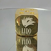 LIDO Six-Sided Brass Dice | da Paris - £117.95 GBP