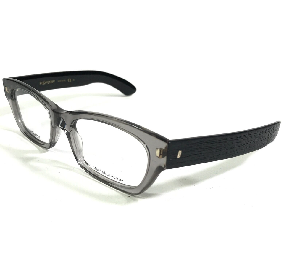 Yves Saint Laurent Eyeglasses Frames YSL6333 950 Black Clear Gray 51-17-140 - $98.99