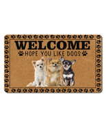 Funny Chihuahua Dogs Lover Outdoor Doormat Hope You Like Dog Welcome Mat... - £30.92 GBP