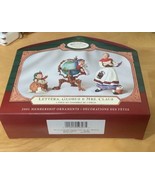 Elves Lettera and Globus &amp; Mrs. Claus 2001 Hallmark Keepsake Christmas O... - £5.13 GBP