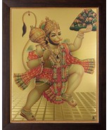 Lord Hanuman fliegt mit Dronagiri Parvat Bergfoto mit Rahmen (20,3 x 30,... - £18.45 GBP
