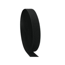 Jesep 1 Inch 10 Yards Knit Elastic Band Black Double-Side Twill Woven El... - $16.99