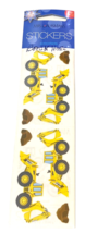 Mrs Grossman Vintage Stickers Yellow Backhoe Digger Truck Sticker Sheets... - £4.68 GBP