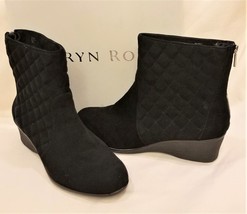 Taryn Rose Ankle Booties Size-11M Black Kid-suede - £63.55 GBP