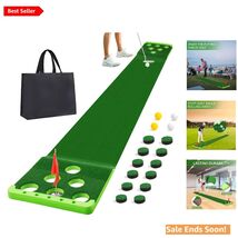 Golf Putting Game Set with Front Border for Indoor &amp; Outdoor Practice - $142.51