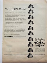 1945 Film The Corn Is Green WWII Print Ad Bette Davis - £7.82 GBP
