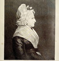 Martha Washington Victorian Print 1901 Woman History Ephemera DWP4C - $19.99