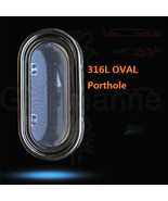 316L Stainless Steel Oval Shape Portlight Porthole Hatch Window Marine Boat - $262.82 CAD