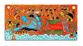 Canvas Painting | Vishnu Avatar | Traditional Art Unframed painting for ... - £62.01 GBP