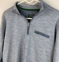 Orvis Shirt  1/4 Zip Pullover Lightweight Gray Long Sleeve Men’s Medium - £23.59 GBP