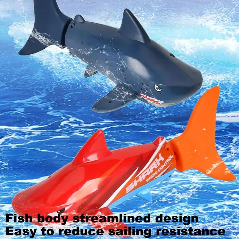 Electric Waterproof RC Shark Toy Mini Remote Control Shark Toys Swimming Pool - £18.60 GBP+