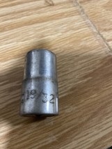 Used Craftsman 1/2&quot; Drive 12 Point 19/32&quot; Shallow Socket 47504 V Series - £11.11 GBP