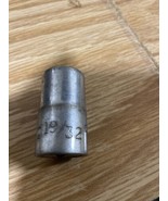 USED CRAFTSMAN 1/2&quot; DRIVE 12 POINT 19/32&quot; SHALLOW SOCKET 47504 V Series - $13.91