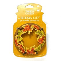 Yankee Candle Illuma Lid Autumn Fall Leaves Decorative Topper Decor  - £30.75 GBP
