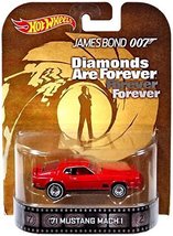 1971 Mustang Mach 1 James Bond 007 Diamond are Forever Hot Wheels 2014 Retro Ser - £58.84 GBP