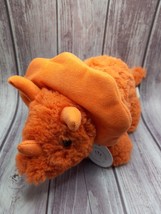 The Manhattan Toy Company Triceratops Orange Dinosaur Plush - £8.63 GBP