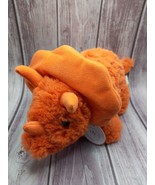 The Manhattan Toy Company Triceratops Orange Dinosaur Plush - £8.66 GBP