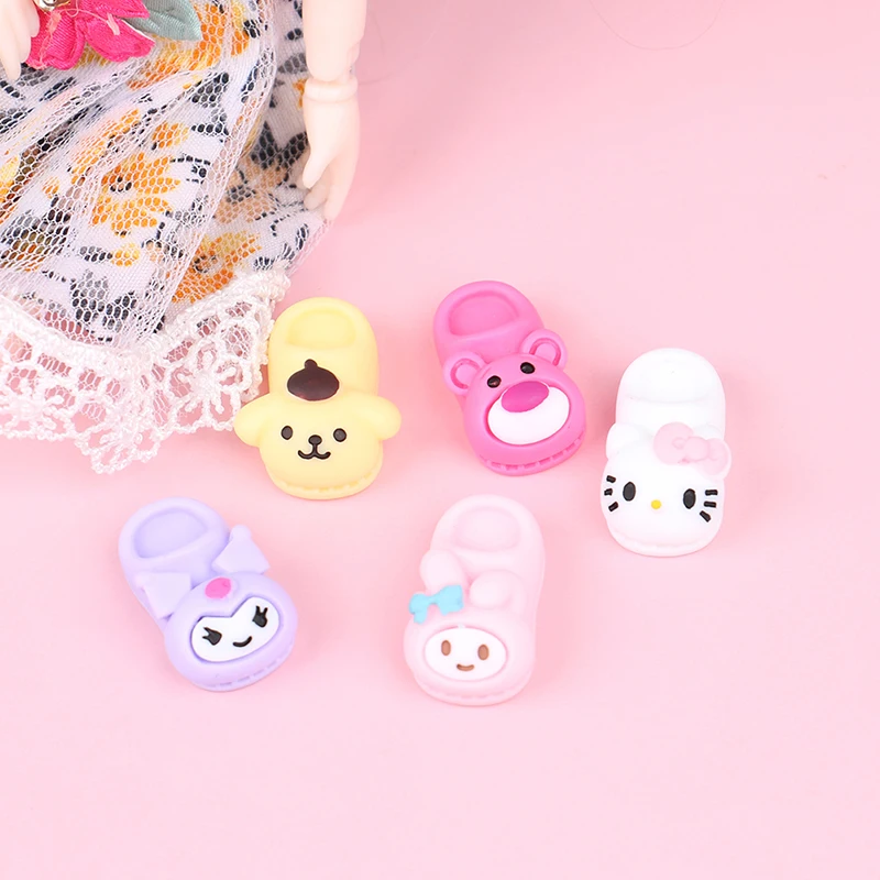 Doll House Simulation Slippers Dollhouse Miniature Accessories Mini Resin - £6.59 GBP+