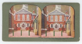 c1900&#39;s Stereoview Carpenters&#39; Hall Where First Continental Congress Met - £7.46 GBP