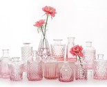 Glass Bud Vase Set Of Twelve Pieces, Perfect For Centerpieces, Mini Vint... - £34.58 GBP
