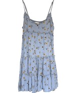 Altar’d State Dress Womens Size M Blue Floral Tiered Mini Spaghetti Stra... - €16,76 EUR