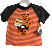 Halloween Pumpkins Boys T-Shirt Pirate Vampire Mummy Frankenstein Sz 18 ... - $9.00