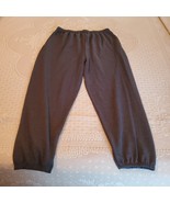 Mens Gray Hanes Sweat Pants XL Elastic Waist Ankles FREE SHIP Womans 2X - $14.85