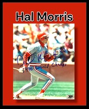 HAL MORRIS AUTOGRAPHED SIGNED CINCINNATI REDS 8X10 PHOTOGRAPH w/APCOA - $27.09 CAD